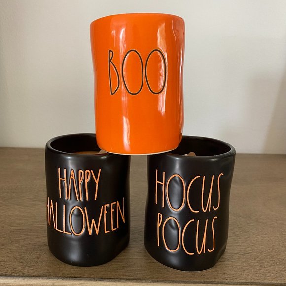 Rae Dunn Halloween Candles Boo Happy Halloween Hocus Pocus